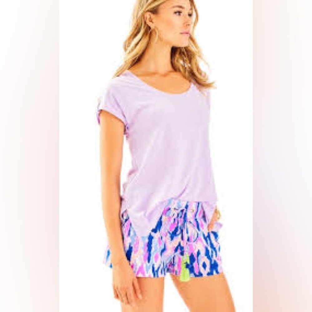 Lilly Pulitzer Yasmin Short In Amethyst One Too Many Size XS 💜